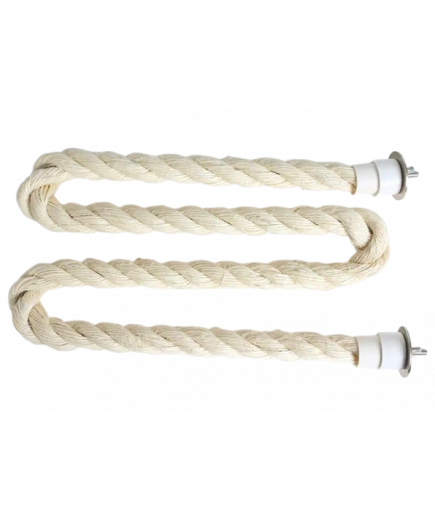 Parrot-Supplies Sisal Rope Zig Zag Parrot Perch - 100cm Parrot-Supplies Sisal Rope Zig Zag Parrot Perch - 100cm